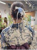 hinari/浴衣ヘアアレンジ/ショートヘアアレンジ