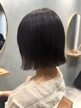 リーシュ(Re:sh) ボブ/あごラインボブ/チョコレートブラウン