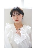 ナチュラル小顔マニッシュショート