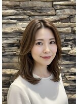 レーブ 大宮店(reve)&nbsp;ミディアムレイヤー　ひし形