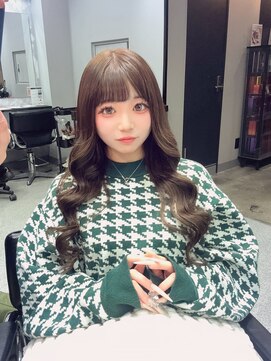 キリカ 新宿東口(KIRIKA) 【KIRIKA/横澤】艶々エクステ/秋マロンベージュ/