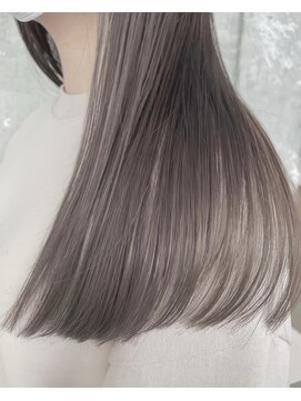 リアン(Lien) グレージュ/ダブルカラー/ブリーチ/レイヤーカット/髪質改善