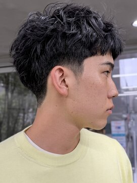 ニコ トウキョウ ロジック(nico TOKYO Logic) 刈り上げアップバングスパイキーショートパーマスパイラルパーマ