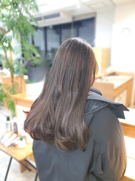 アン アオヤマ(Ann AOYAMA) ブリーチなしダブルカラー/透明感ベージュ