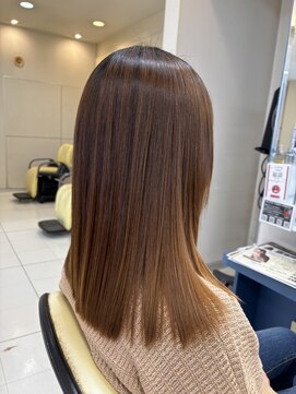 ヘアープレイスクリアライン 栄町店(hair place CLEAR LINE) 【質感再生ストレート】髪質改善/トステア/シルク架橋/メテオ