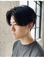 オールデイハローズ 京都駅前店(ALL DAY HELLO`S)&nbsp;メンズ柔らか質感の大人センターパート♯40京都駅