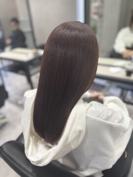 ソヨン 平塚店(SOYON) 美髪ピンクラベンダーブラウン×艶ロングストレート【平塚】