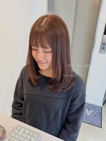 アヴァンスアンス 広島袋町店(AVANCE.ens) milk beige/low layer cut