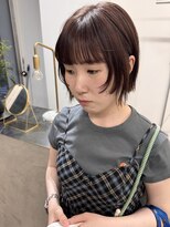 シアー(siar) ピンクカラー ピンクブラウン ハッシュカット レイヤー