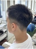  ナチュラルフェード×短髪スタイル