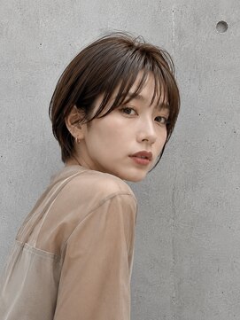 ゲイン(Gain) ショートカット×白髪ぼかし、ハイライト×縮毛矯正×髪質改善