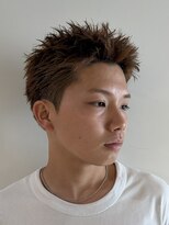 グラッシー(GLASSY)&nbsp;スパイキーベリーショート/ブラウンカラー/スパイキーピンパーマ