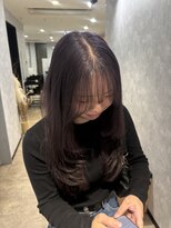 ルル(Lulu) レイヤースタイルダークラベンダーカラー