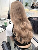 サンクマーケット 渋谷(cinq MARKET) ブリーチダブルカラーミルクティーベージュミルクティーカラー