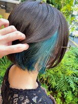 シルフ 吉祥寺(sylph)&nbsp;ターコイズグリーンのインナーボブ【sylph吉祥寺】