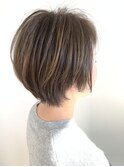 ハイライト/ボブヘアー/大人ショートボブ/20代30代40代ヘア