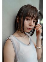 オースティン 門前仲町(AUSTIN)&nbsp;大人かわいい前髪セシルカットココアブラウンフリンジウェーブ