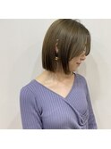 【ナチュラルショートボブ】