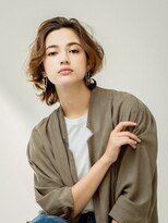 ヘアアンドスパ モーブ 世田谷(hair&SPA Mauve) ひし形シルエット 小顔ウルフレイヤー ナチュラルグラデーション