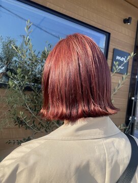 モイヘアー(moi hair) 切りっぱなしボブ