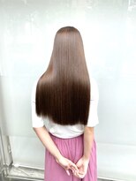 キュア 表参道(CURE)&nbsp;黒髪/グレージュカラー/ココアベージュ/ヘルシーロング[表参道]