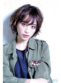 イメチェン#チェリーブラウン#モード#フェミニン#ダークアッシュ