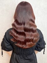 巻ける髪質改善×チェリーブラウン