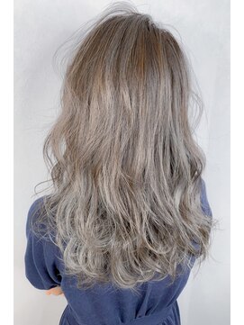 ヘアーメイクポリッシュ 洛西口店 ハイトーンミルクティー