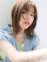 テトテ 三宮店(Tetote)&nbsp;【tetote】顔周りレイヤー インナーカラー ミルクチョコレート