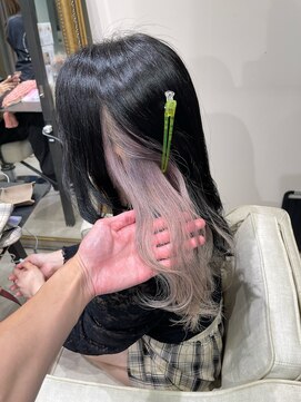 アミル(amiLe) インナー/ホワイトベージュ/ブルーブラック/D