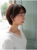 丸みショートボブ