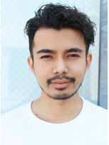 ジジバイワースホワイル(jiji by WORTH WHILE)&nbsp;外国人風パーマウルフカルマパーマベリーショートダークアッシュ