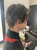 シアン(cyan.)&nbsp;ツイストスパイラル/センターパート