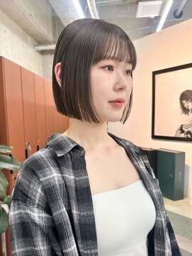 ノエ(noe) ホワイトグレージュ/デジタルパーマ/チェリーブラウン/栄a-15