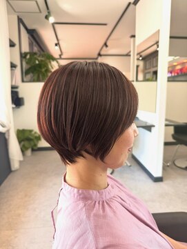 ログ(LOG) くびれショート大人可愛い暖色愛されショート