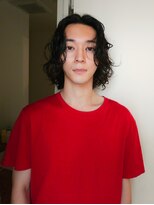 【fuuki style】ロング ウルフ メンズ パーマ