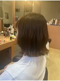 切りっぱなしボブ