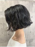 #ウェーブパーマ#ボブパーマ