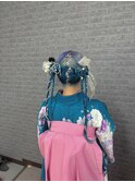着付けとヘアセット