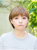ベージュ系カラー マッシュヘア 大人ボブ【モテナ 豊田 浄水】