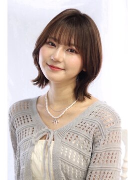 ヘアリゾート ブーケ(hair+resort bouquet) ミディアム/くびれボブ/レイヤーボブ/20代30代40代