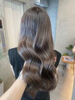 ジーナ 船橋(Zina)&nbsp;髪質改善＊ロングレイヤーグレーベージュ＊美髪【Zina船橋】