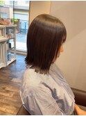 切りっぱなしボブ