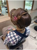 祭りヘアセット