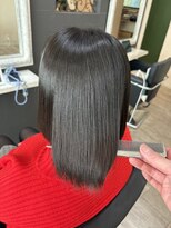 ユラ(YURA) 縮毛矯正 ボブ 【姫路/姫路駅/韓国風】