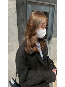 ドアバイリップル(door by LIPPUL)の写真/ハイトーンのダメージに！染めるほど髪が良くなる「毛髪再生バイカルテカラー」で理想のデザインへ