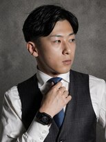 アウル 心斎橋(owl) ニュアンスパーマ×センターパート×大人men's