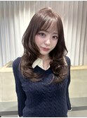 【本松美咲】ミディアムレイヤー×透明感チョコレート