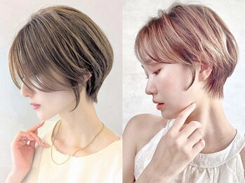 エンクス(enx)の写真/透明感グレイカラー好評◎魅力を引き出すstyleを［ショート/レイヤーカット/白髪ぼかし/白髪染め/鶴ヶ峰］