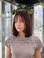 チックタック モーガン モデル(TICK-TOCK MORGAN Model) 【MISATO】チェリーブラウン/顔周りレイヤーカット